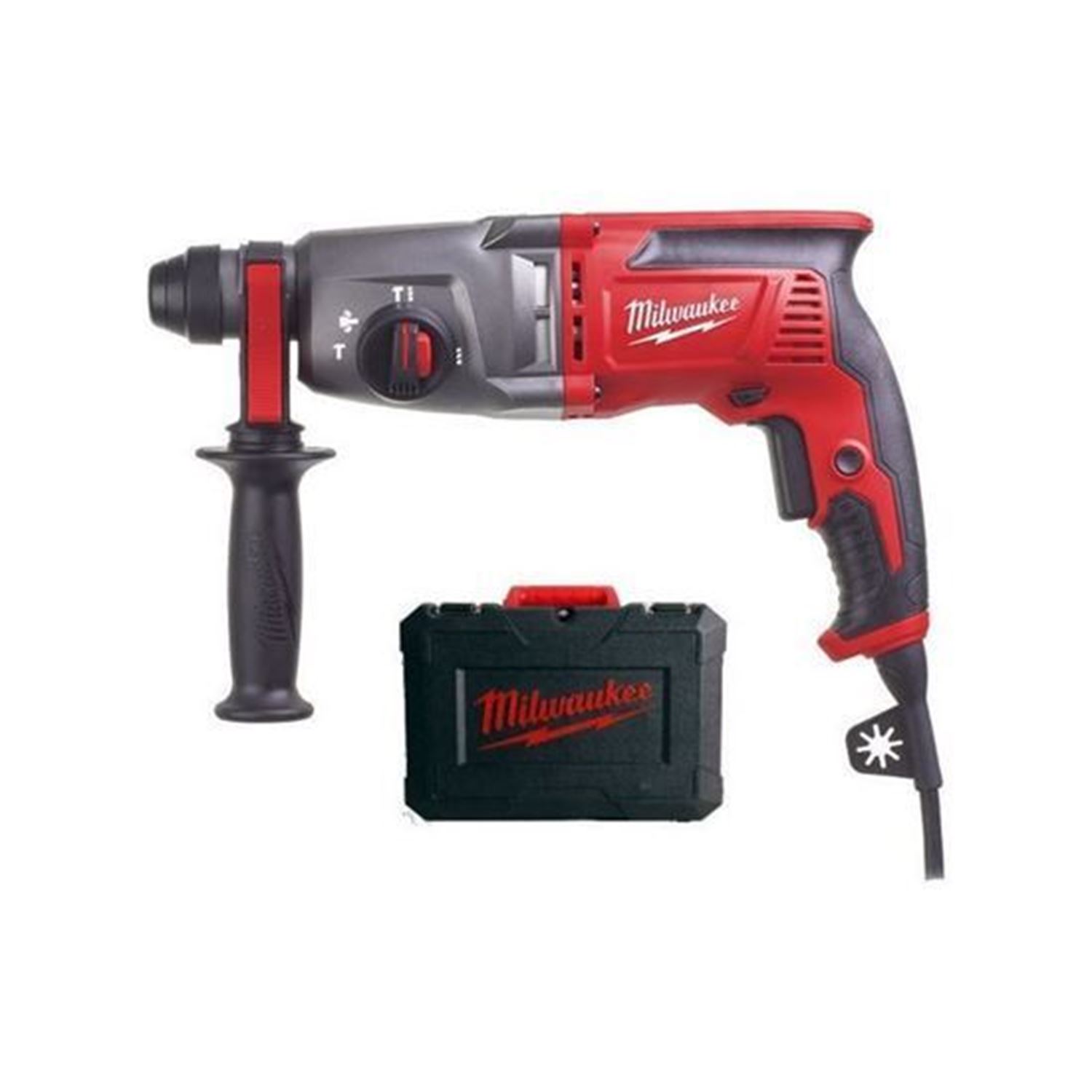 Снимка на Перфоратор SDS-plus Milwaukee PH26T,2.4J,800W;4933464580 + Комплект свредла SDS+,MX4,8х165, 10броя