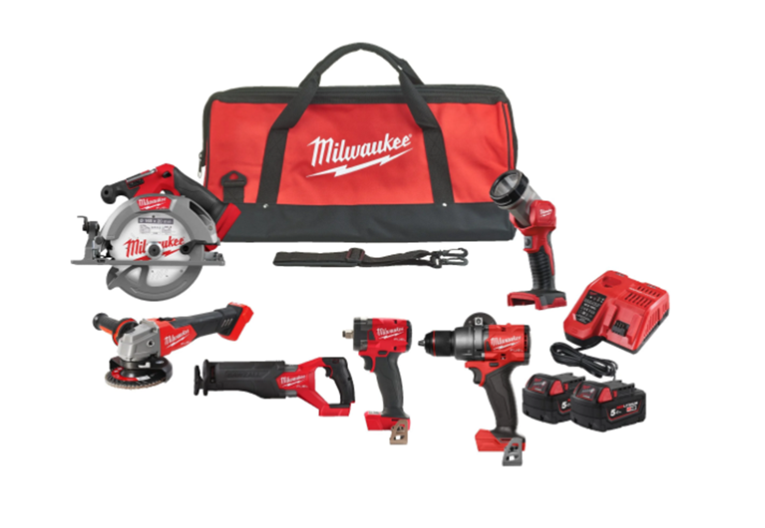 Снимка на Акумулаторен сет MILWAUKEE M18FPP6H3-502B, 4933498659