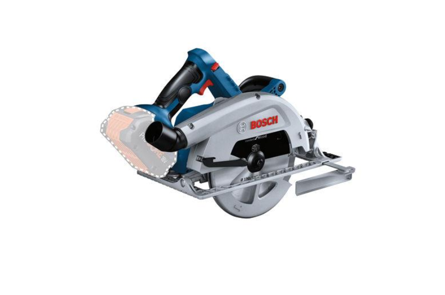 Снимка на  Акумулаторен циркуляр BOSCH GKS 18V-68, SOLO, 06016C9000
