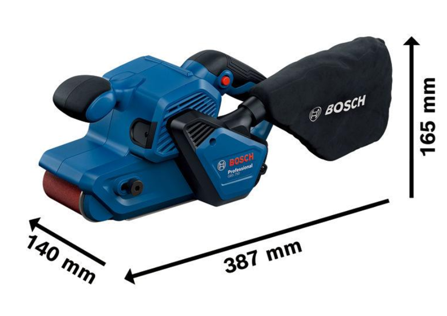 Снимка на Лентов шлайф BOSCH GBS 750, 06012C1020