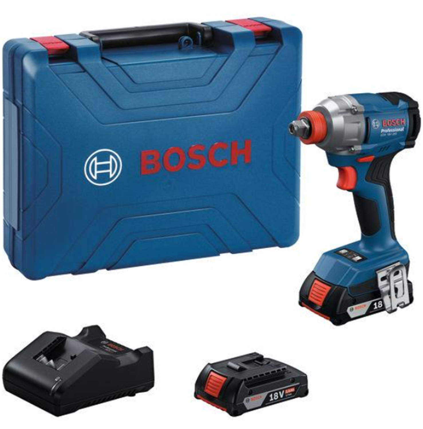 Снимка на Акумулаторен ударен гайковерт BOSCH GDX 18V-285, 2батерии*2AH, Куфар, 06019N2122