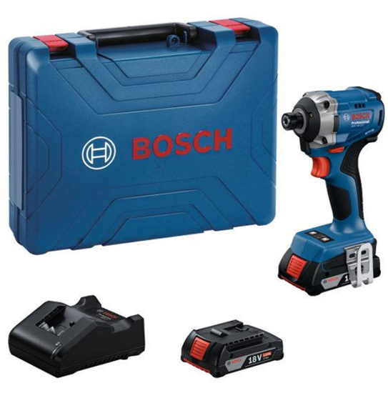 Снимка на Акумулаторен ударен гайковерт BOSCH GDR 18V-215, 2батерии*2AH, Куфар, 06019N2022